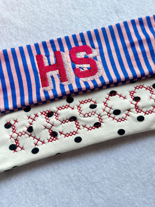 HS Kiss Disco Inspired Customizable Embroidered Headbands, Tour, Concert